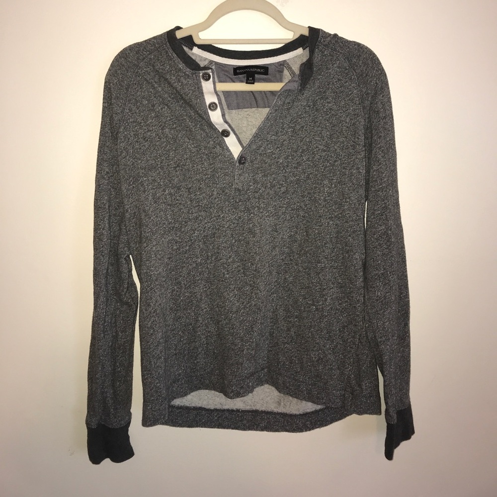 Banana Republic Henley Style Sweater